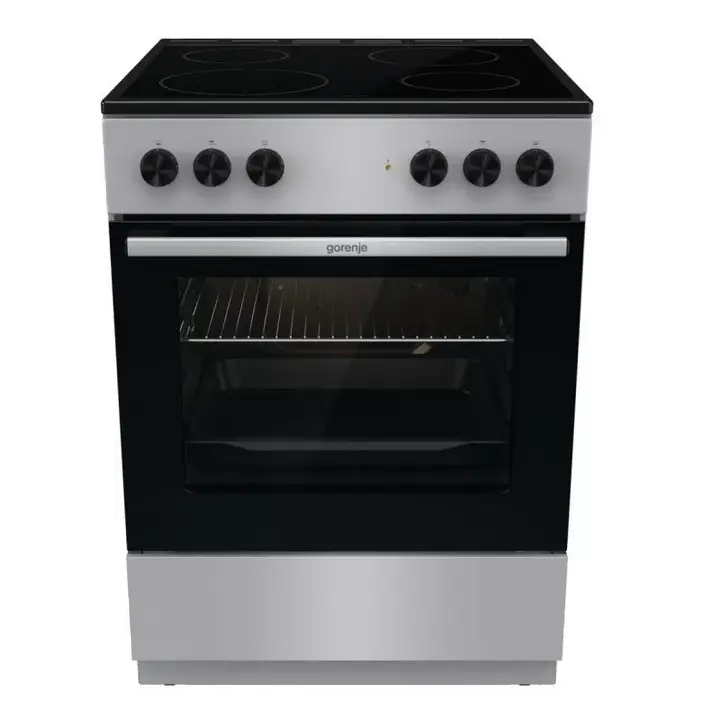 Gorenje Electric Cooker 60cm 4 Burners with Oven Capacity 65L GEC6A11SG
