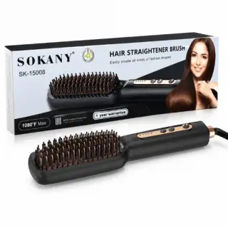 فرشاة فرد الشعر SK-15008 من سوكاني بزاوية 1080 درجة كحد اقصى (نظام ذاكرة حراري ذكي, تسخين سريع)