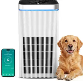 Air Purifiers for Home, 360°Air Purifier with HEPA Filter，4+1 Modes, App Control