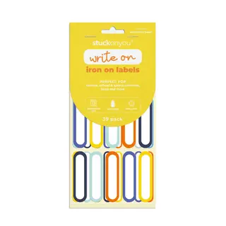 Iron On Labels - 39 Pack