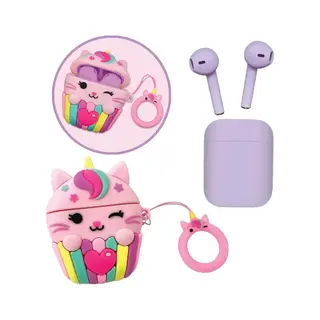 Hot Focus, Caticorn Love Beats Wireless Earbuds Set
