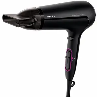 Philips Hair Dryer 2100 Watt - 3 Heat Settings - 2 Speeds - Black - HP8204