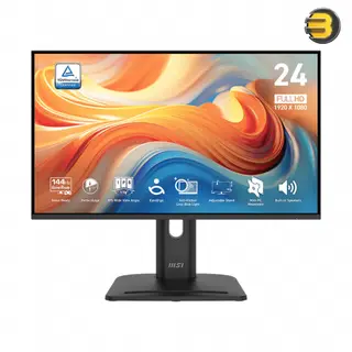 MSI PRO MP245PG E14 23.8" FHD Monitor, 144Hz & Ergonomic