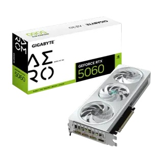 GIGABYTE GeForce RTX 5060 AERO OC 8G GDDR7 NVIDIA Graphics Card