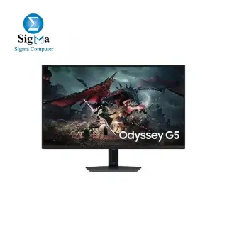SAMSUNG 27-Inch Odyssey G502 Series QHD Fast IPS Gaming Monitor 1ms VESA DisplayHDR 400 180Hz AMD FreeSync G-Sync Compatible Adjustable Stand Eye Saver Mode 99 sRGB