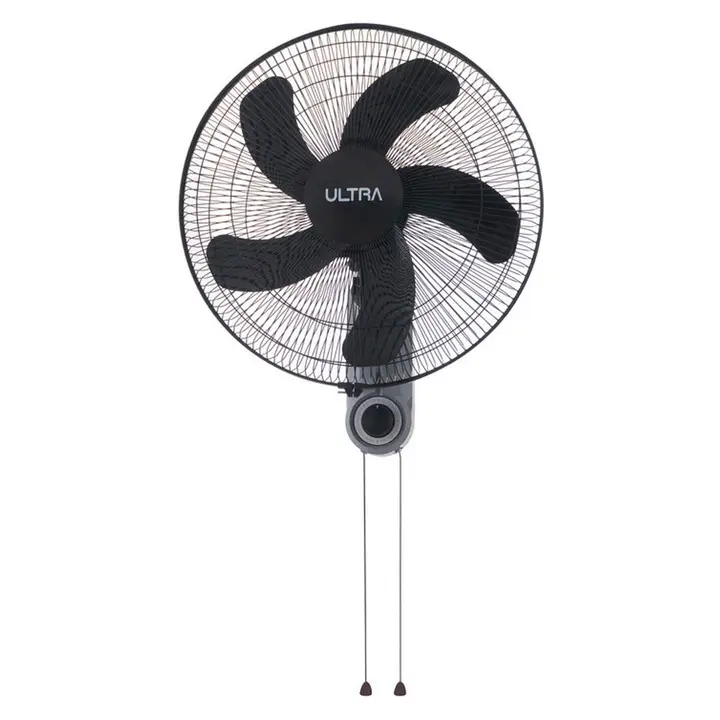 Ultra Wall Fan 18 Inch - 5 Blades 3 Speeds - 80 Watt - Black*Grey - UFW18E2