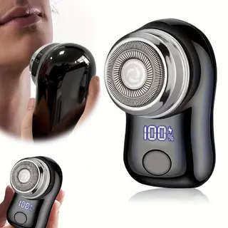Men's Electric Shaver USB-C Rechargeable RotaryRazor Cordless Face Beard Trimmer