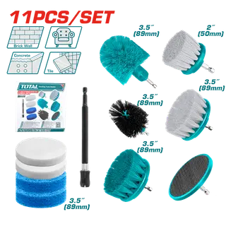 tacb1101 طقم فرش تلميع تنظيف 11 قطعه