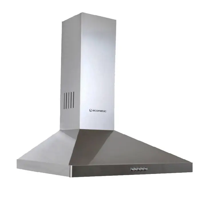 Ecomatic decorative kitchen chemeni hood 60 cm 500m3 / h 3 speeds stainless H6205NB