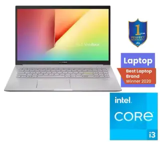 لاب توب اسوس فيفو بوك 15 K513EA-BQ913T، معالج من الجيل الحادي عشر، Intel® Core™ I3، رامات 4 جيجابايت، 256 جيجابايت SSD هارد، Intel UHD Graphics، شاشة 15.6 بوصة FHD، ويندوز، فضي