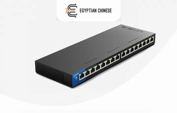 Linksys، محول LGS116، سويتش، 16 منفذ، اتصالات سلكية 1000 ميجابت