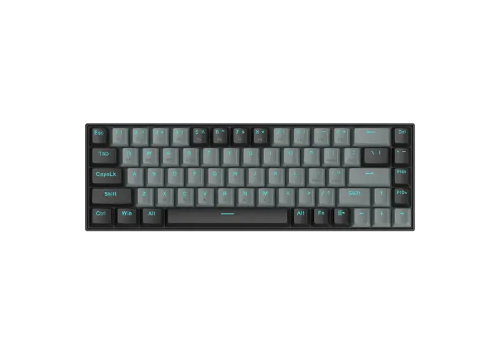 Redragon K662 Grey-Black Gwern No-Backlit Dual Mode Mechanical Keyboard