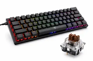 كيبورد ألعاب ميكانيكال T-Dagger Arena Lite Brown Switch RGB
