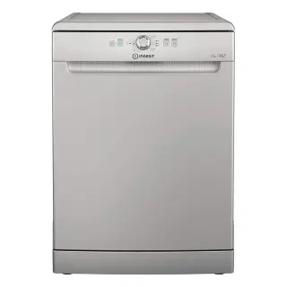 Indesit Dishwasher - 14 Place Settings - 5 Programs - Silver - 60 cm - DFE1B19S