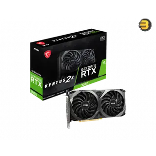 MSI GeForce RTX 3050 Ventus 2X 8G OC GDDR6 PCI Express 4.0 Graphic Card -