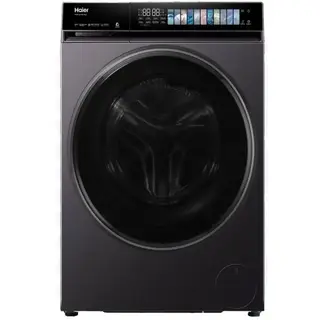 Haier Washing Machine 10 KG - 1400 Rpm - Front Loading Inverter - Dark Silver - HW100-B14367S8U1