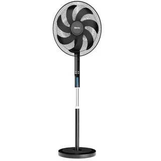 Mienta Stand Fan 18 Inch - 7 Blades - 3 Speeds With Remote Control - Black - SF351438A