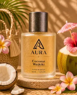 عطر استوائي منعش بجوز الهند والزهور للنساء, AURA Coconut Waikiki Extrait de Parfum 100ml