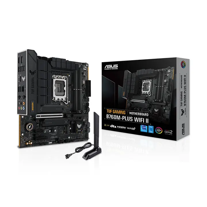 ASUS TUF GAMING B760M-PLUS WIFI II LGA1700 INTEL Motherboard