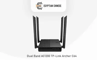 TP-Link Archer C64 AC1200 Dual Band Wi-Fi Router راوتر جيجابت 4 هوائيات