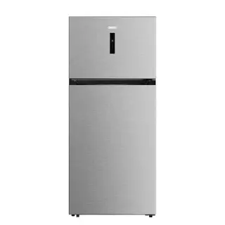 Zanussi Inverter Refrigerator 535 Liter - 2 Door No Frost - Top Freezer Digital Display & Control - Silver Inox - ZTE7002SA 7247