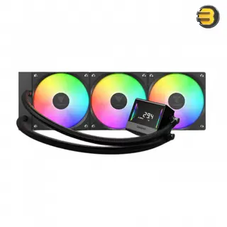 GAMDIAS CHIONE E4-360 360mm AIO Liquid CPU Cooler with Triple 120mm Hydraulic PWM Fans (800-1800 RPM)