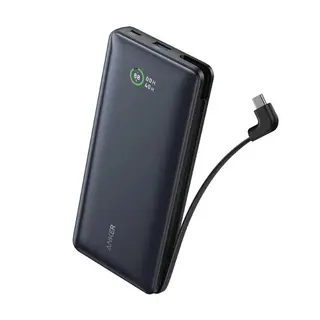Anker Nano Wired Power Bank , 20000 mAh , Black , A1387H11