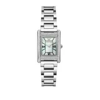 ساعة Emporio Armani Genni AR11625 نسائية Mother of Pearl فضي, 22×32 مم