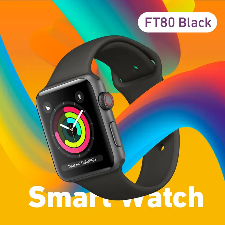 Smart Watch FT80 Black