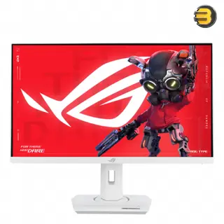ASUS ROG Strix XG27ACS-W USB Type-C Gaming Monitor, 27-inch 2560x1440, 180Hz (Above 144Hz), 1ms (GTG), Fast IPS, Extreme Low Motion Blur Sync, USB Type-C, G-Sync compatible, DisplayWidget Center, tripod socket, HDR -
