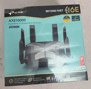 tp-link Archer AXE300 | AXE16000 Quad-Band 16-Stream Wi-Fi 6E Router