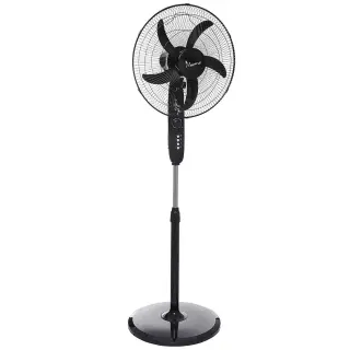 iHome Stand Fan - 18 Inch, 5 Blades - Black IH518