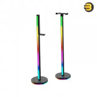 Meetion BK300 RGB Headset Stand, Smart Lighting Tower with USB-C