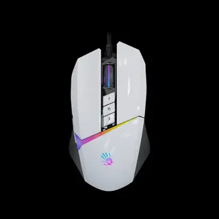 Bloody W63 Max Panda White RGB GAMING MOUSE