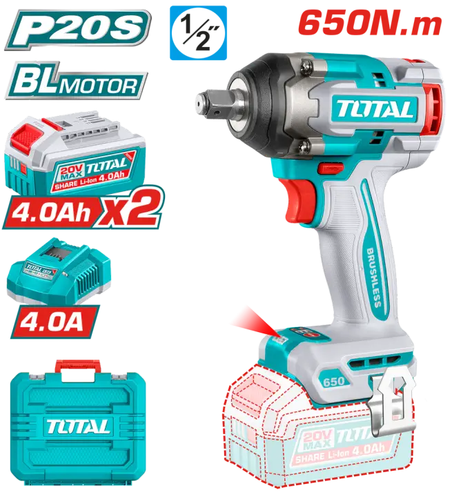 tiwli2065 impact wrench امباكت رانش 650 نيوتن