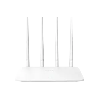 Tenda F6 Wireless N300 Easy Setup Router with Four 5 dBi Antennas