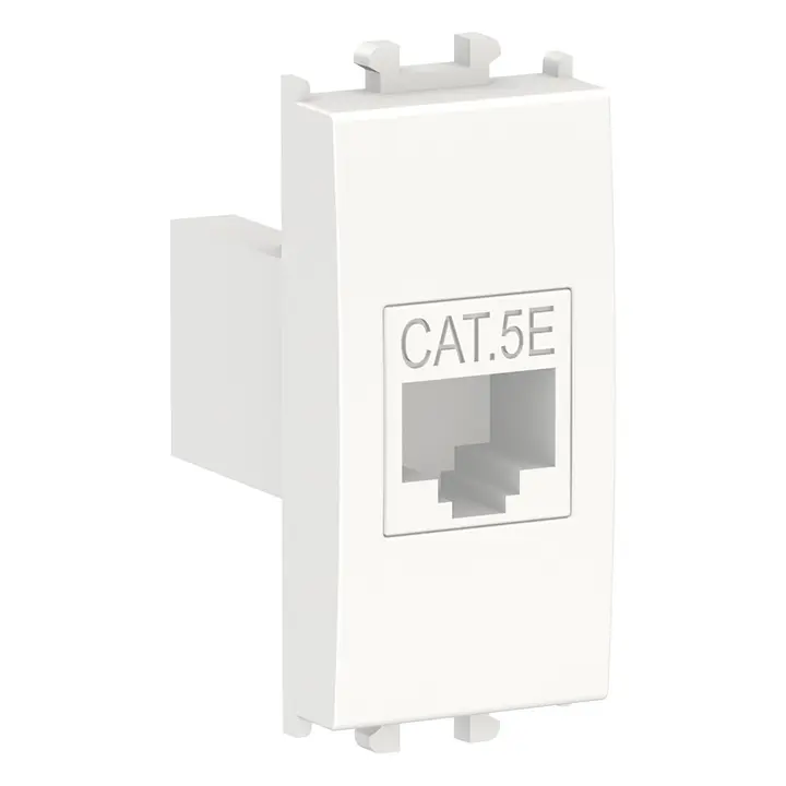 شنايدر LMR6232001 | Easy Styl, 1 وحدة مقبس بيانات Cat 5, أبيض